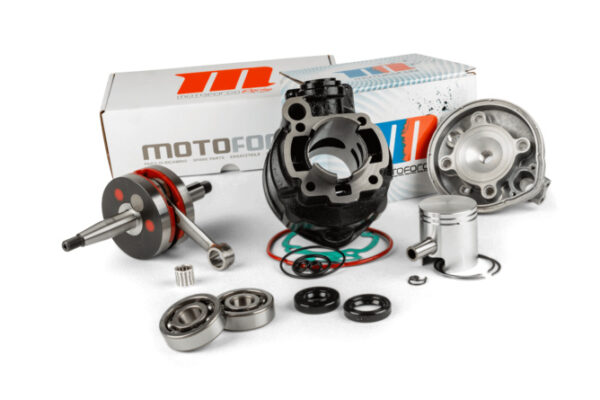 MOTOFORCE Kit di Tuning Cilindro + Albero Motore Racing 70cc in ghisa per AM6