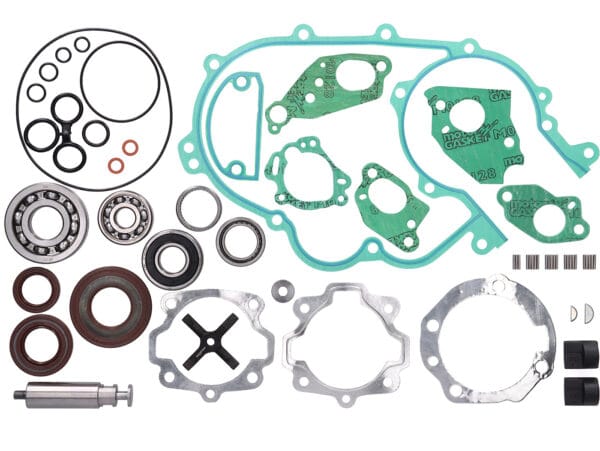 BGM1172 - BGM PRO FKM/Viton® Kit revisione motore (E10/resistente all'etanolo) - Vespa Largeframe P125X (VNX1T), P150X (VLX1T), GTR125 (VNL2T 145901-), TS125 (VNL3T 18139-), Sprint Veloce (VLB1T 294260-), Super150 (VBC1T 412374-)