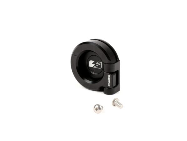 BGM5710B - BGM PRO Gancio porta borsa alluminio CNC per Vespa GT, GTS, GTV, GTL, S - 50-300cc - nero