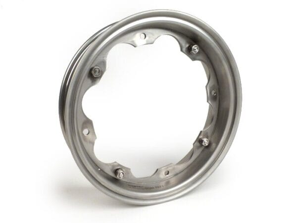 BGM7971 - BGM PRO Cerchio ruota Lambretta LI (serie 1-3), LI S, SX, TV (serie 2-3) - acciaio inox