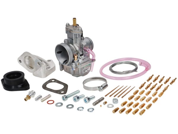 BGM8593 - BGM PRO Kit carburatore 195-225ccm Lambretta LI, LIS, SX, TV (Serie 2-3), DL, GP Keihin PWK 28