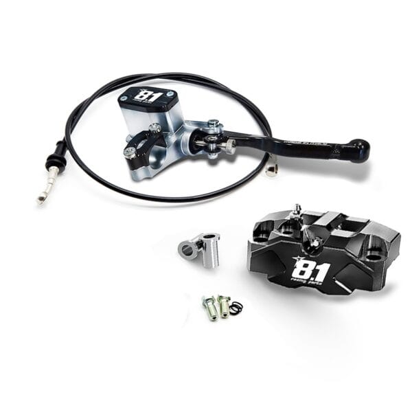 BRK192 - Kit freno ant. completo 8.1 con pompa MC-11 + pinza  Hurricane 82mm + tubo per Pitbike