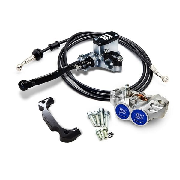 BRK146 - Kit freno post. comp. 8.1 con MC-11 pinza New Era Malossi C-One Piaggio e originale Piaggio