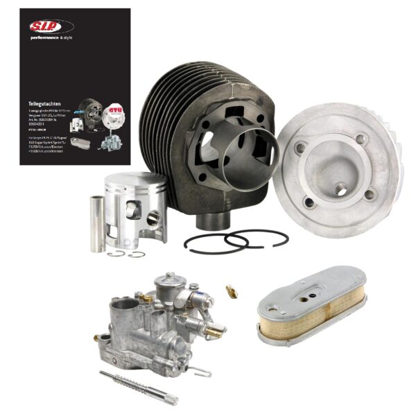 1010420h - Kit tuning SIP POLINI 177 cc ROAD "Legal" per Vespa 125 GT/​GTR/​TS/​150 Sprint/​V/​Super/​P125-50X/​PX125-150 E/​P150S