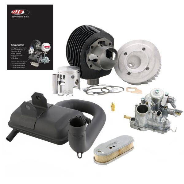 1010710h - Kit tuning SIP D.R. 177 cc ROAD "Legal" per Vespa P125-150X/​PX125-150E/​Lusso