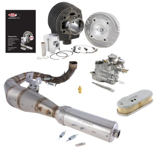 1080300h - Kit tuning SIP 125 cc SPORT "Legal" per Vespa P80X/​PX80 E/​Lusso