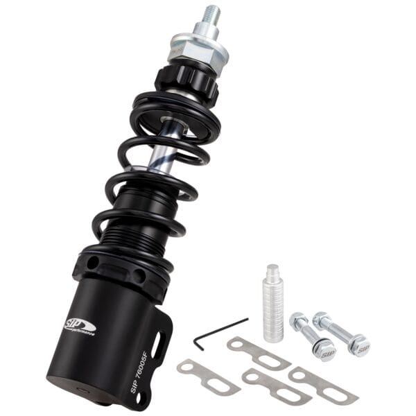 76005fmb - Ammortizzatore SIP PERFORMANCE 2.0 anteriore per Vespa PK 50-125 XL, XL2, Automatica, corpo: nero, molla: nera, precarico molla regolabile, alluminio, l=185 mm